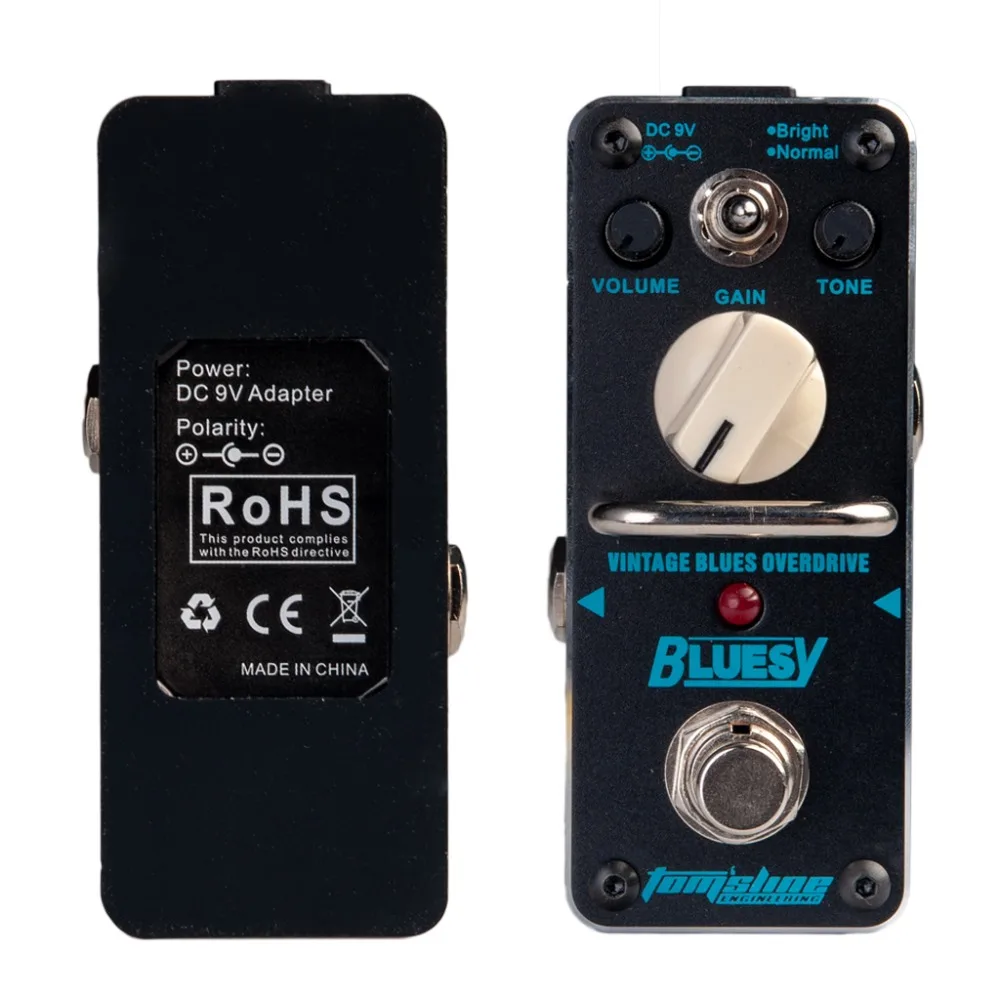AROMA ABY 3 Overdrive мини Одиночная педаль эффектов для гитары Bluesy винтажная Блюз