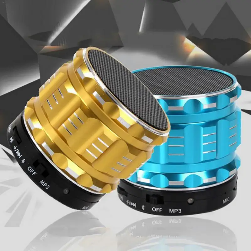 Портативная колонка беспроводной мини Bluetooth плеер 3D стерео HD звук объемное