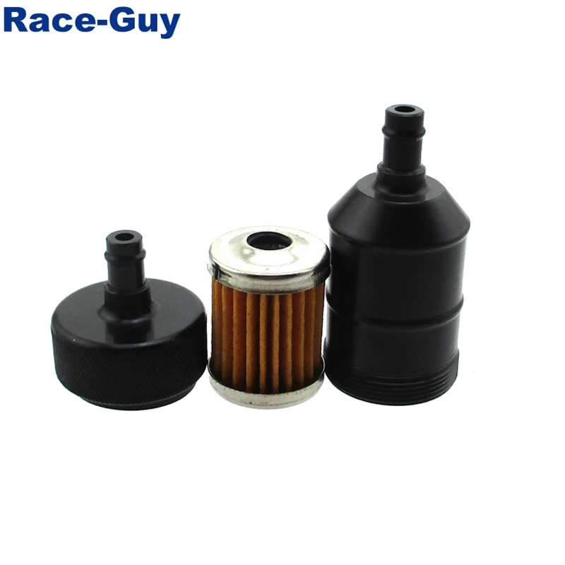 1/4 &quotАлюминиевый Газовый топливный фильтр для Honda Yamaha Suzuki Kawasaki Pit Dirt Bike ATV Quad 4 Wheeler