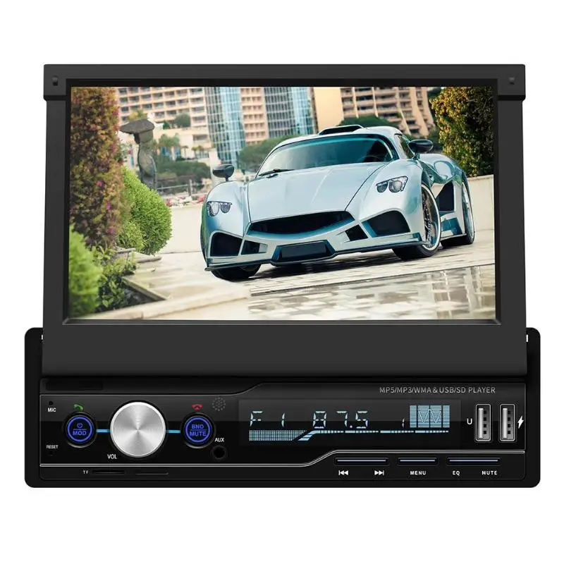 T100 7 дюймов Автомобильный стерео MP5 плеер RDS FM AM радио BT USB AUX головное устройство|MP4
