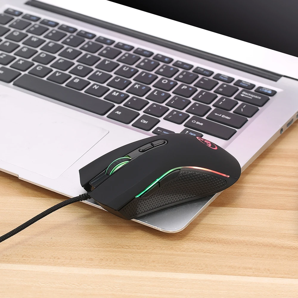 A869 3200DPI 7 кнопок Проводная игровая мышь USB цветов светодиодсветодиодный
