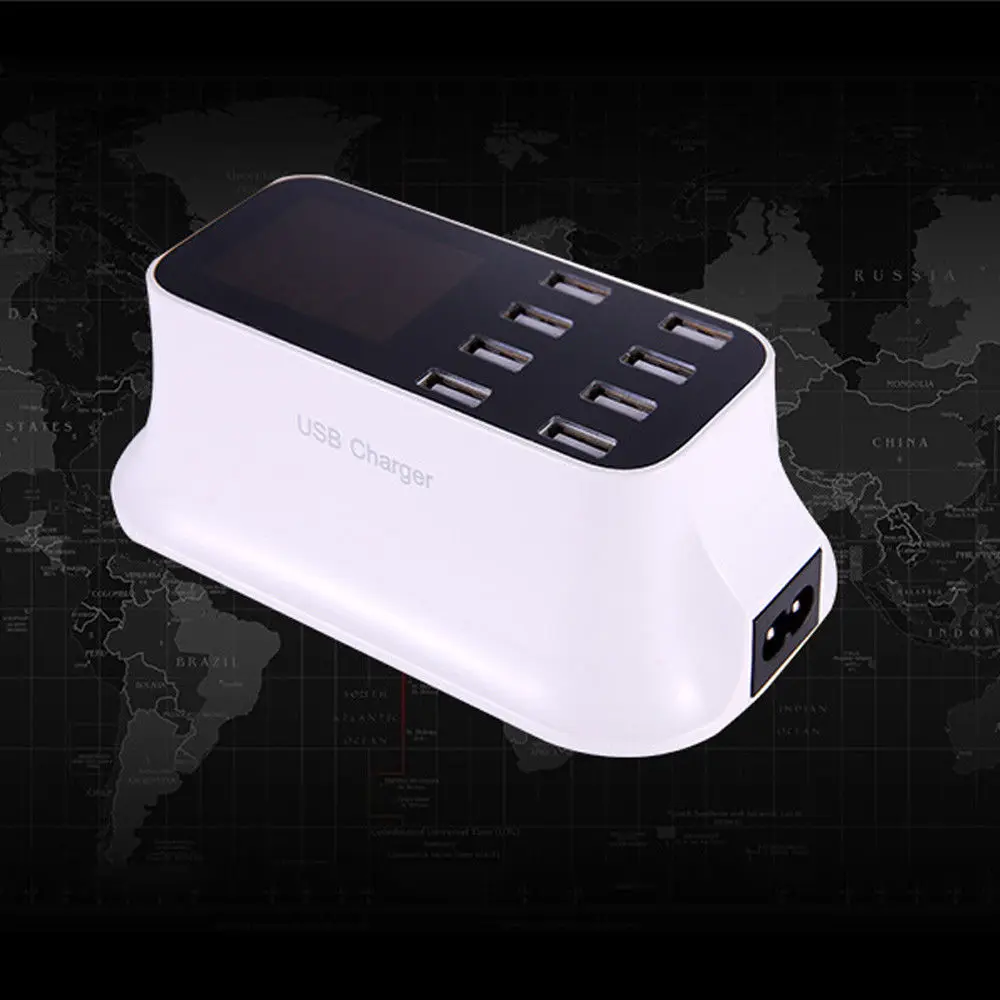 8 Порты и разъёмы несколько USB Зарядное устройство концентратора адаптер ЖК