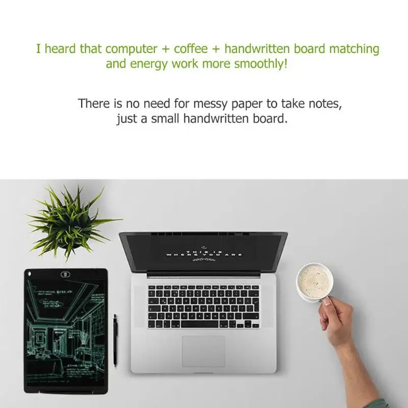 12 дюймов ЖК дисплей дощечку цифровой рисунок электронный Графика доска для