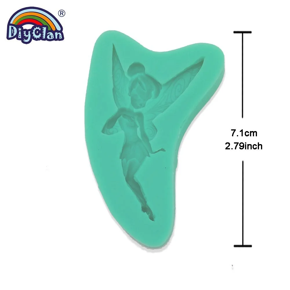 Силиконовая форма Elf для помадки украшение тортов цветок сказочный мультяшный