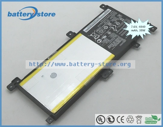 Оригинальный аккумулятор C21N1509 38 Вт для ASUS VivoBook X556 X556UF X556UJ X556UQ X556UV X556UR 7 6 В 4840 мАч