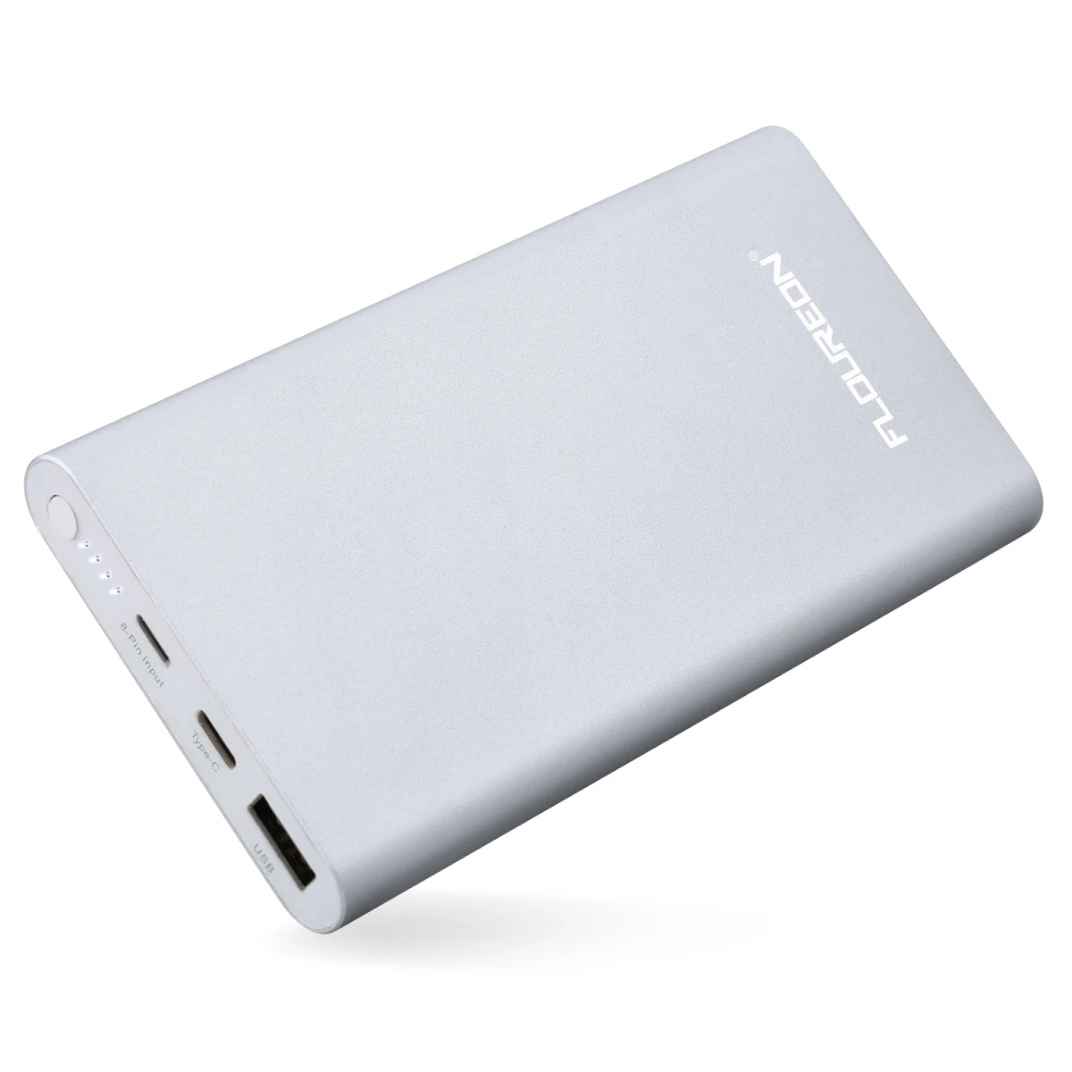 Floureon 12000 мАч 3 А высокоскоростной внешний аккумулятор зарядное устройство с usb type C