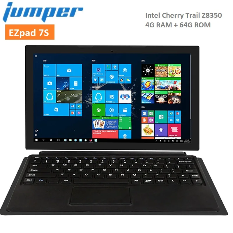 Джемпер Ezpad 7 s 2 в 1 планшетный ПК 10 8 дюймов Intel Cherry Trail Z8350 Window quad core 4 Гб 64 WiFi