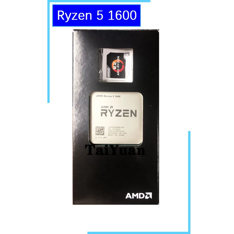 6 ядерный Процессор AMD Ryzen 5 1600 R5 3 2 GHz Processoe YD1600BBM6IAE Socket AM4|Процессоры| |