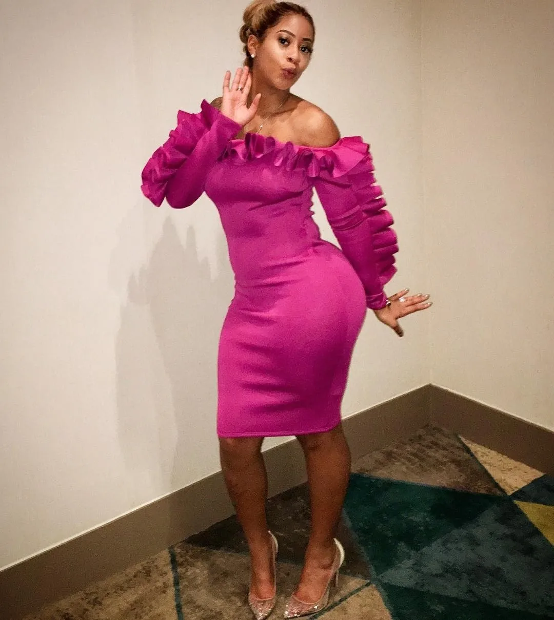 

2019 new sexy elegent african women dress