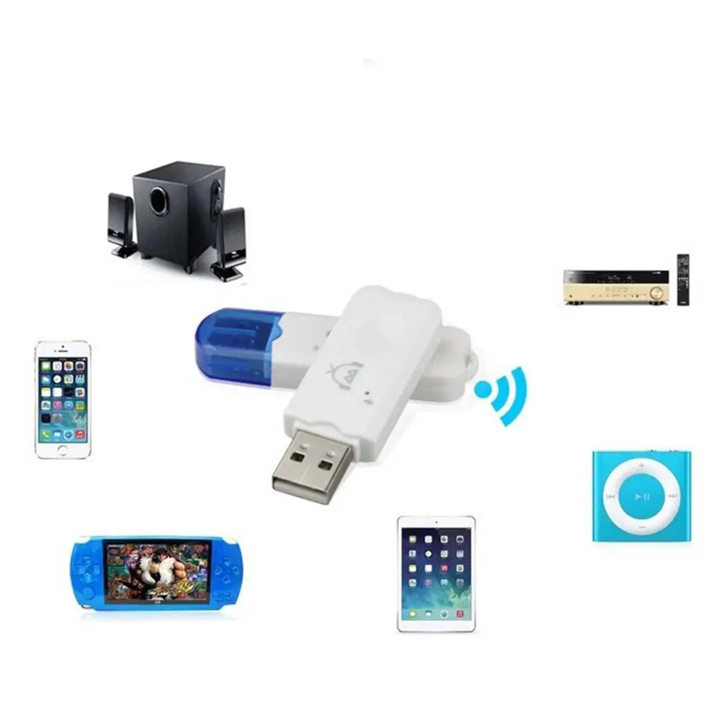Мини USB аудио приемник беспроводной автомобильный стерео музыкальный Bluetooth