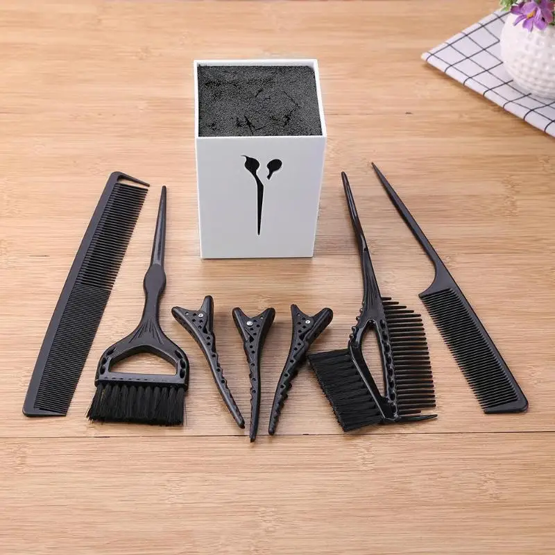 

1 Set Hairdressing Tools Pro Hair Styling Clips Combs Brush Set Salon Hairdressing Tools Hair Styling Kit