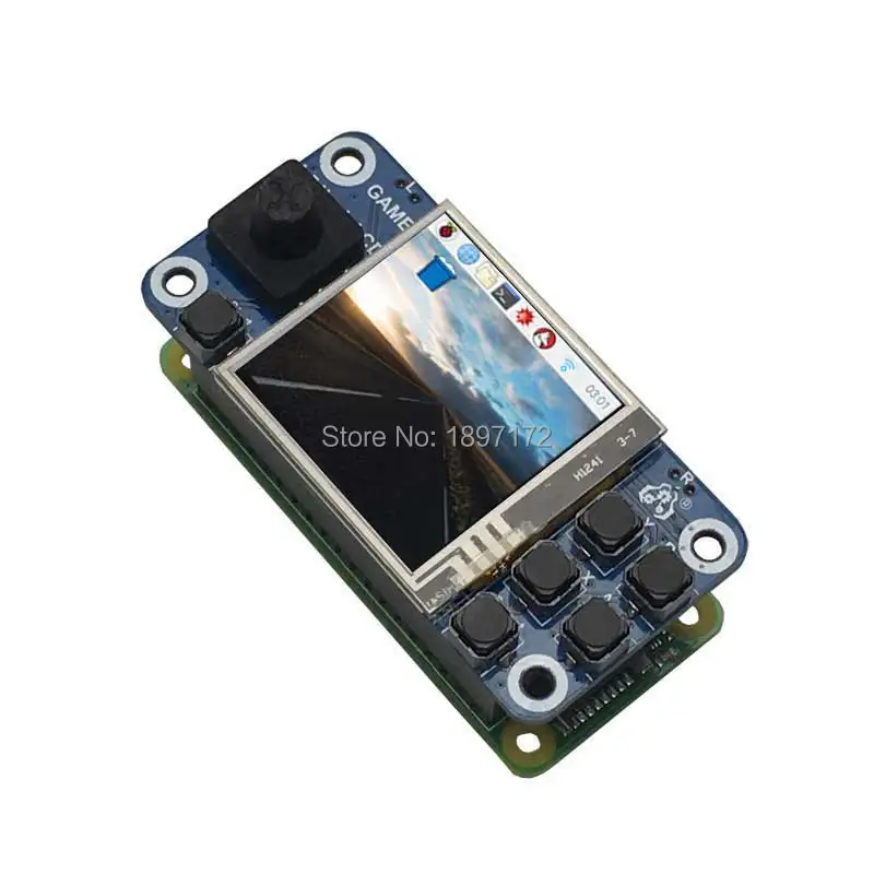 Raspberry Pi zero W Pi0 с мини игровым ЖК экраном 1 54 дюйма|Демонстрационные стенды| |