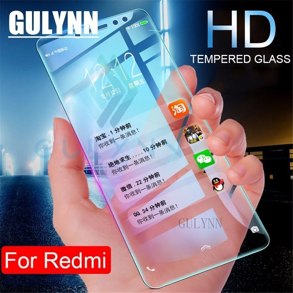 2.5D Protective Glass For Xiaomi Redmi 4X 7 7A 5 Plus Note 7 6 4X 5 5A Tempered Screen Protector Glass Redmi 6 6A S2 Film Case