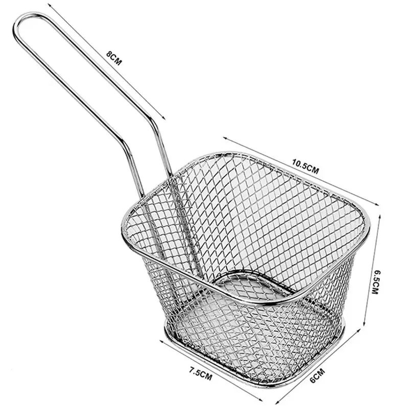 Корзина для картофеля фри из нержавеющей стали 1 шт.|Дуршлаги и сита| |