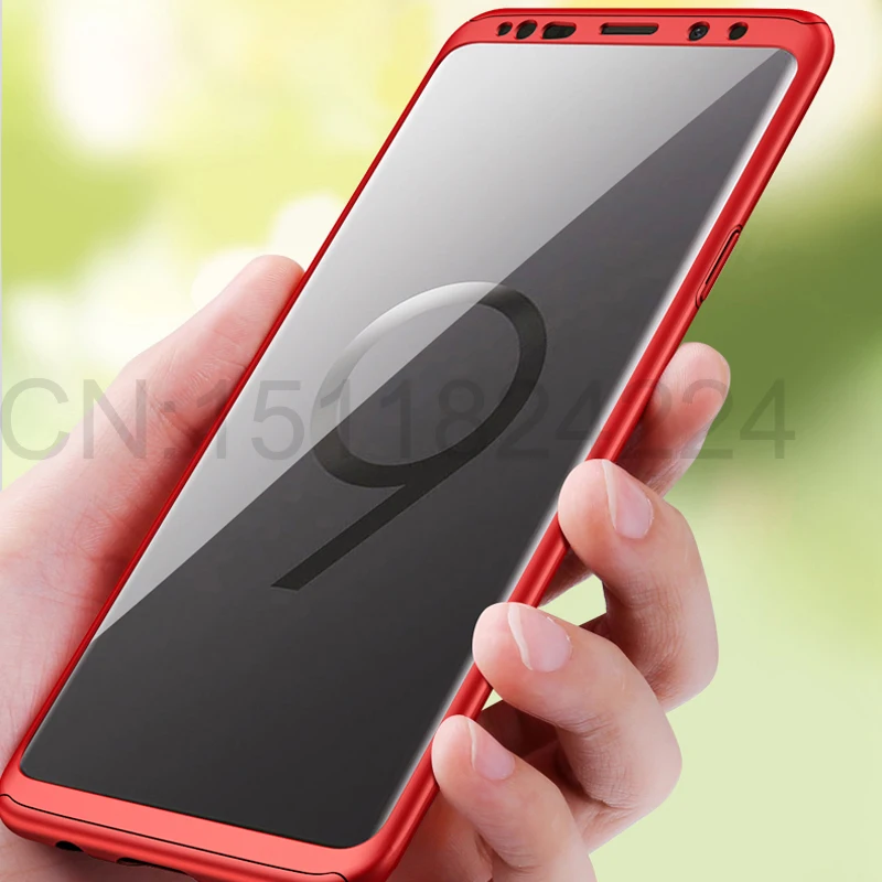 360 чехол для Samsung Galaxy J2 Coer J4 J6 plus A7 2018 J8 J7Duo A6 с закаленным стеклом |