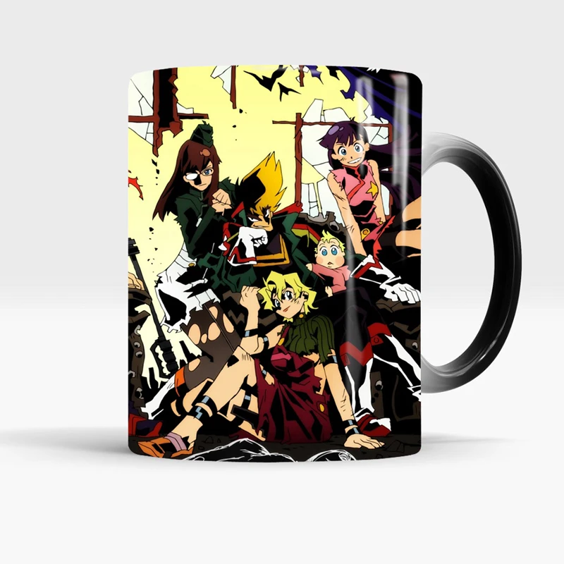 Кружки Tengen Toppa Gurren Lagann меняющие цвет кружки новые подарки Термочувствительная