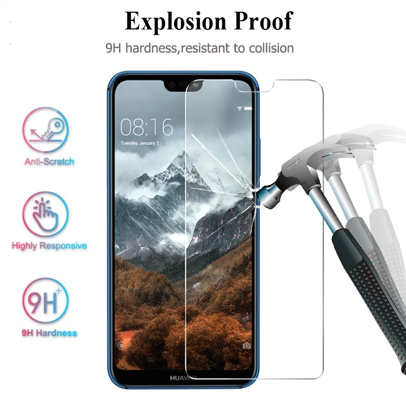 Закаленное стекло для Huawei P30 Lite защита экрана 6 15 дюйма прозрачное Защитное P20 Pro |