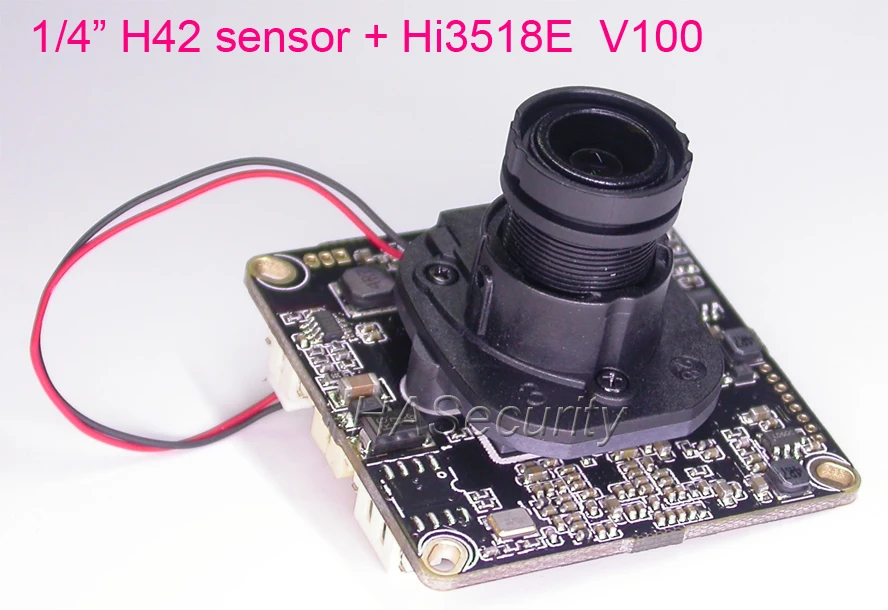IPC 720 P 1/4 &quotSOi H42 датчик изображения CMOS + Hi3518E V100 IP камеры видеонаблюдения печатной