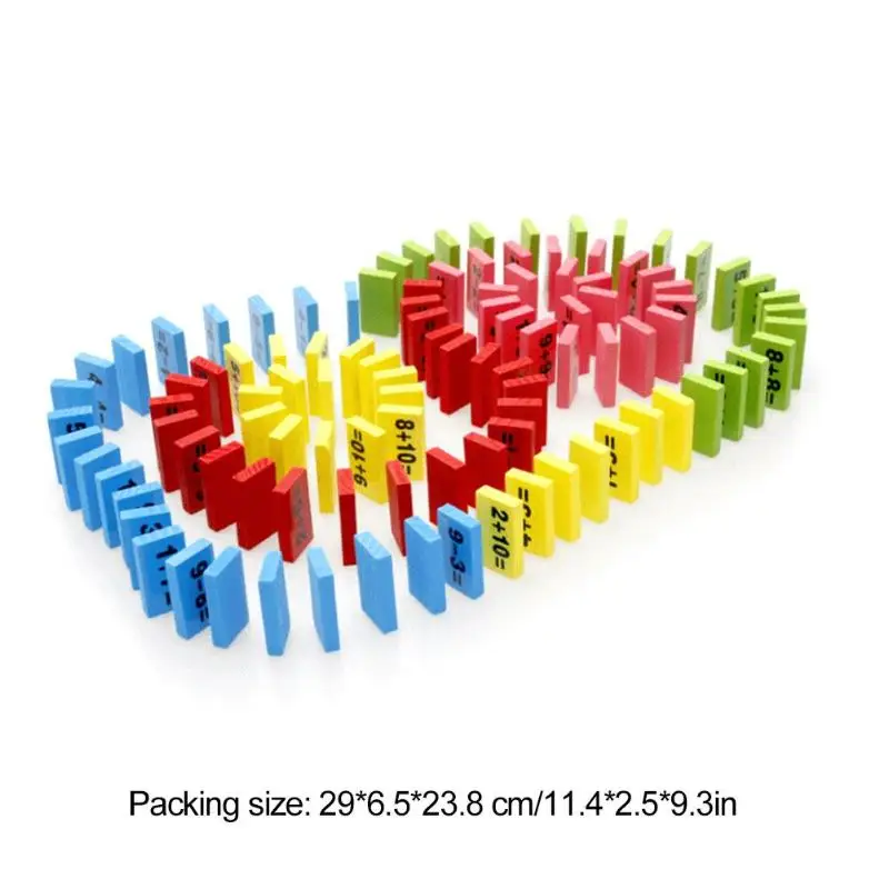

Kids Wooden Building blocks Math Arithmetic Montessori Educational Wooden Toys for Children Learning Education Toy