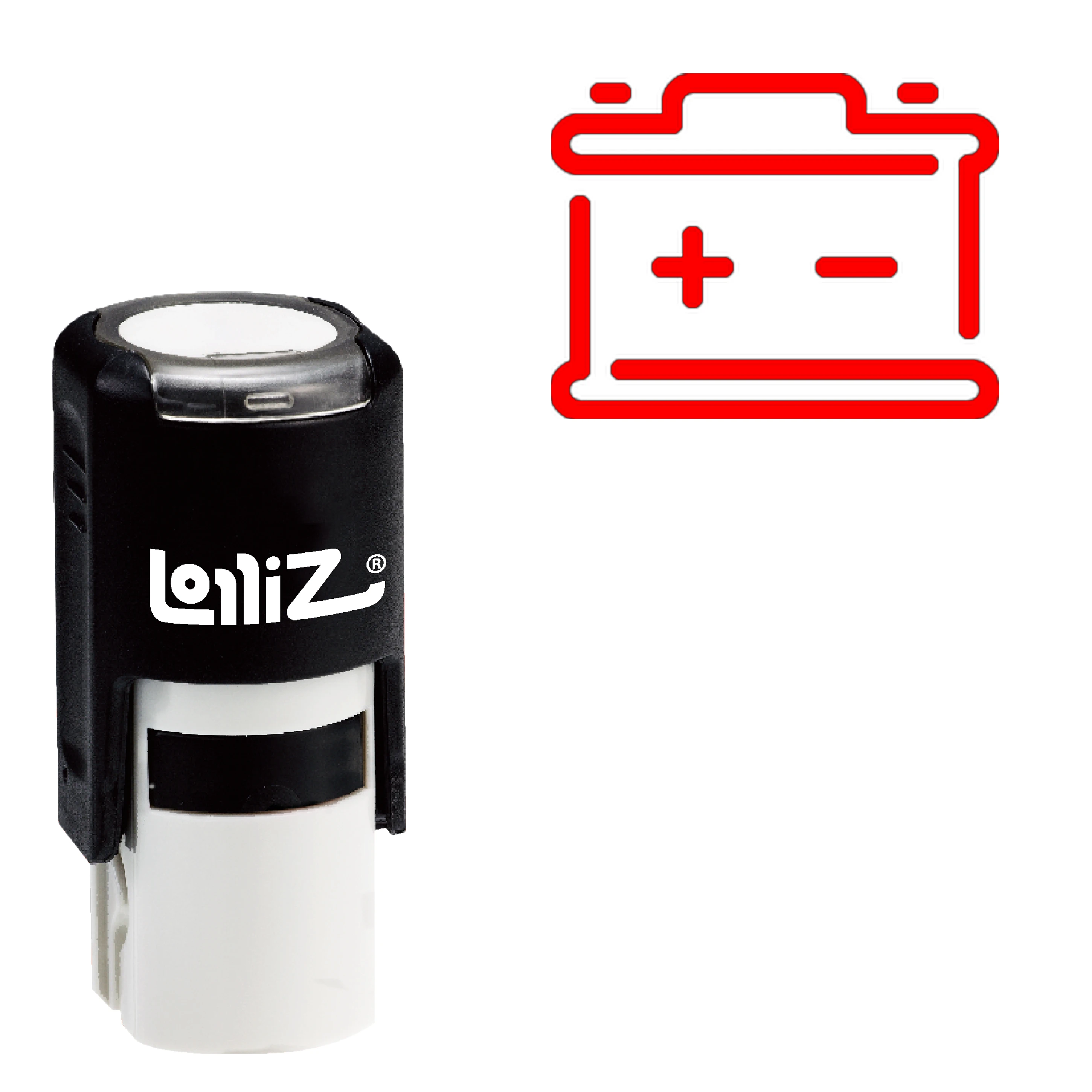 

LolliZ Accumulator Self-Inking Rubber Stamp - Modern Symbol Series