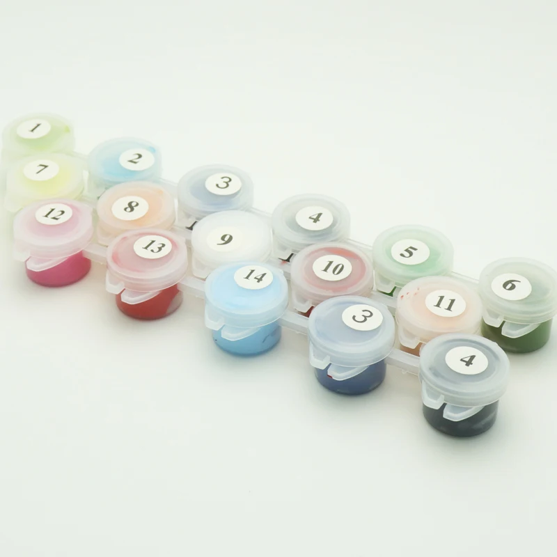 Цветы DIY картины по номерам розы ручная роспись маслом Акриловая Краска на холсте