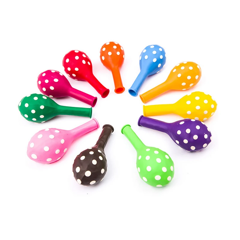 10 шт 12 дюймов в горошек латексные воздушные шары надувные Свадебная вечеринка