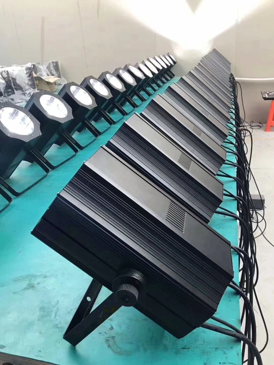 8X LED Zoom 300 Вт COB Par свет с flightcase 5-50 градусов 3200K теплый белый/RGBW 4in1 сценический диско