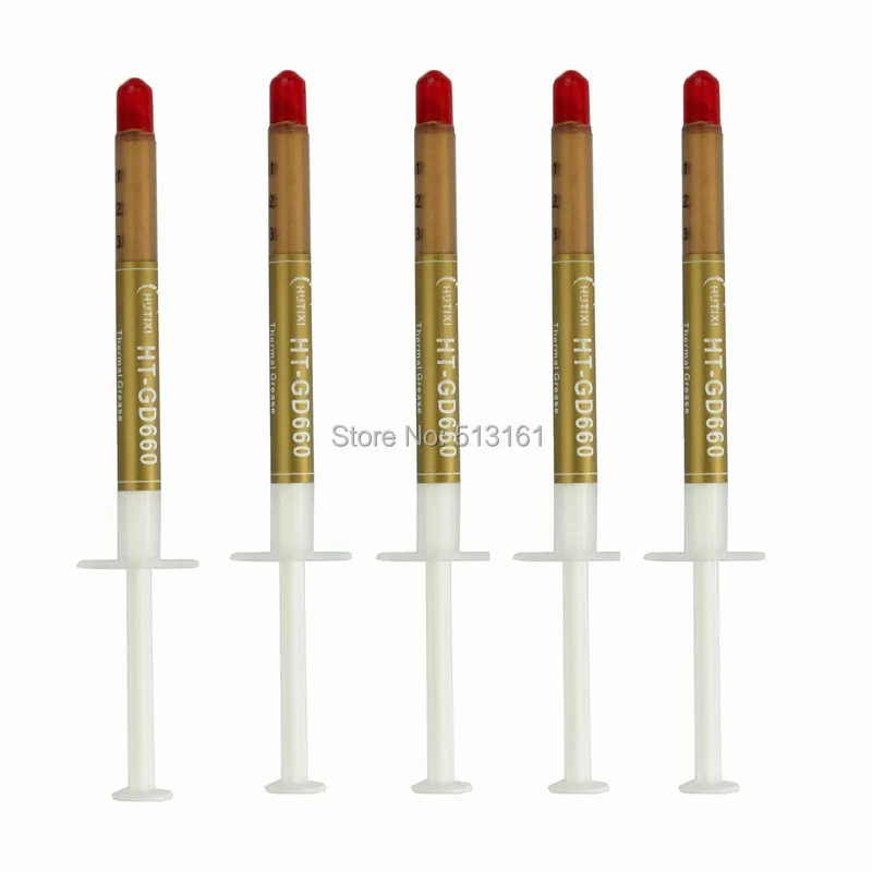 10 шт. GD6600 золотой цвет тепловой смазки радиатор ЦП паста|cpu paste|heatsink cpucpu thermal paste |