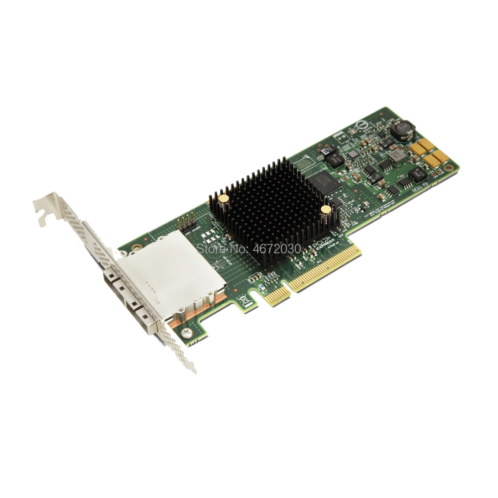 Avago LSI SAS 9205-8e LSISAS2308-IT 8 портов JBOD SFF8088 Mini-SAS 6 ГБ PCI-E 2 0 X8 SAS9205-8e адаптер для хост-шины |
