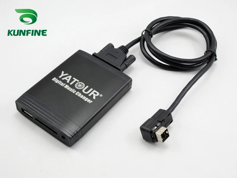 Автомобильный цифровой адаптер для смены музыки USB SD Aux MP3 интерфейс