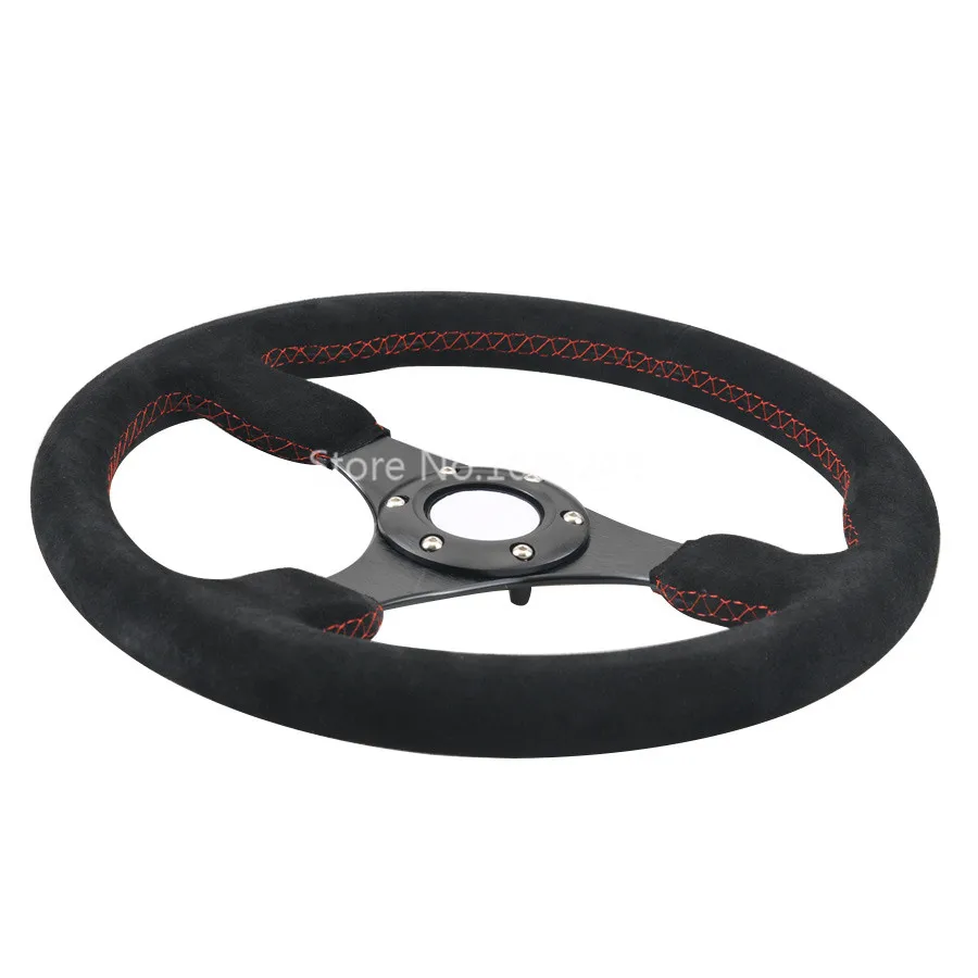 Steering wheel 14inch 350mm Drifting Wheel / Suede Leather Racing Drift Wheels High Quality | Автомобили и мотоциклы