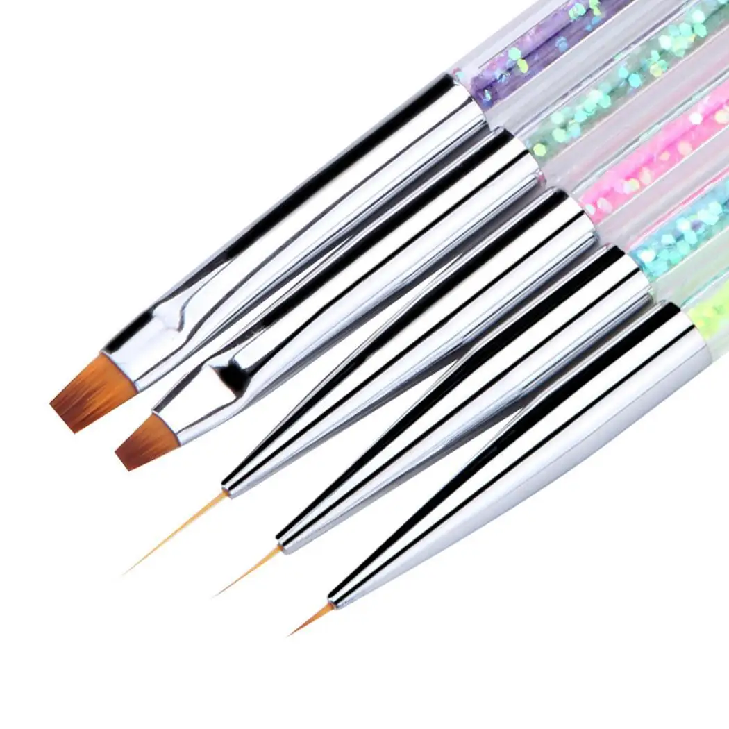 Портативный дизайн ногтей точка дрель кисть для рисования Ручка Маникюр дома