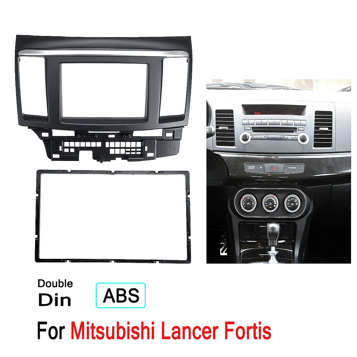 2 Din Автомобильная панель Fascia стерео аудио радио DVD CD GPS приборной панели монтажная