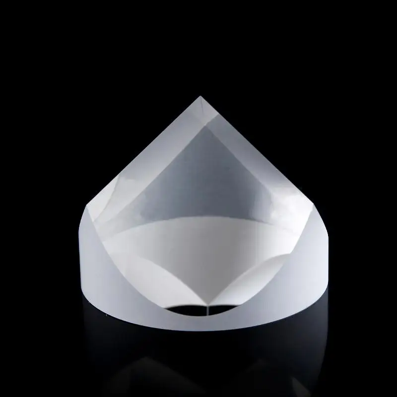 Оптическое стекло пирамида из кварца Prism 50 мм x 39 рефрактор физики световой спектр