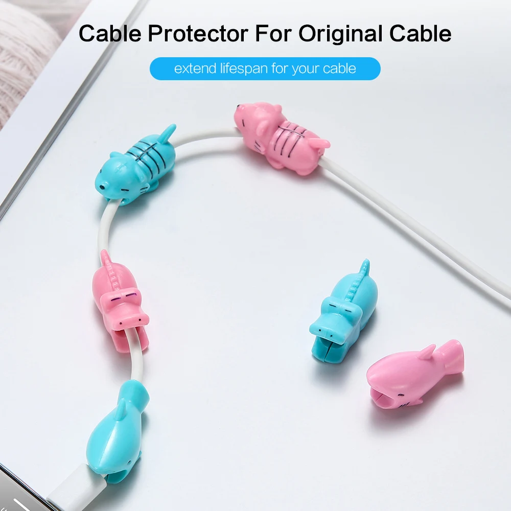 KISSCASE милый кабель протектор для iPhone Huawei зарядное устройство защитный USB Samsung