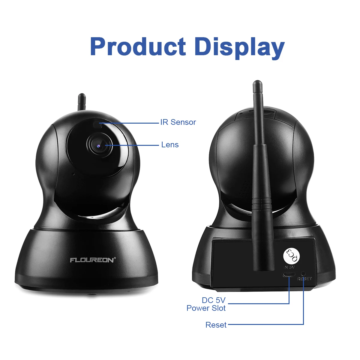 Floureon WI FI 1 0 мегапиксельная 720 P Беспроводной ip видеонаблюдения Камера ЕС Сетевой