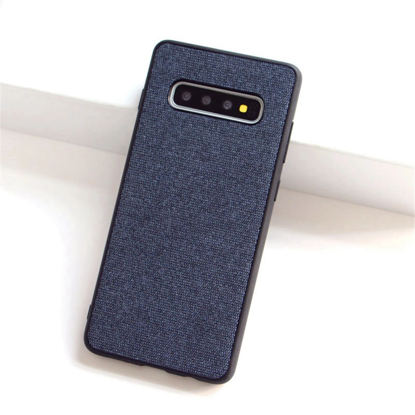 Для samsung Galaxy S10 A10 A20 A30 A50 A8S Note 9 чехол на заднюю панель из ТПУ холст нецарапающаяся