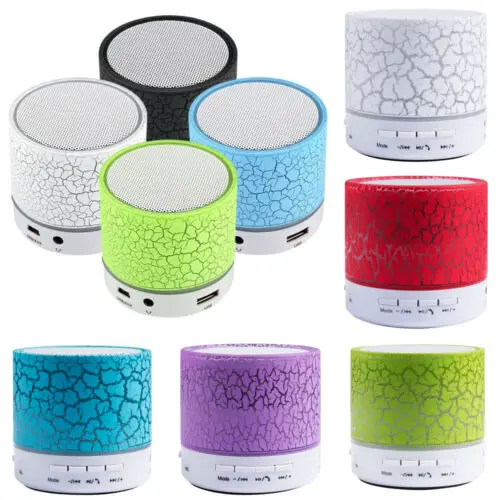 Уличный Bluetooth динамик с микрофоном светодиодный супер бас Мини Портативный
