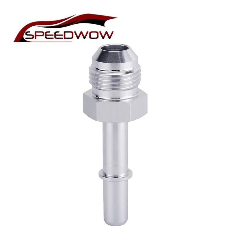 SPEEDWOW Silver AN8 Male to 3/8 &quotSAE быстроразъемный мужской Push On EFI Топливный шланг