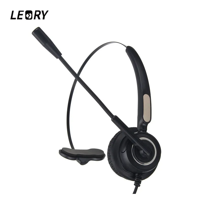 LEORY RJ9 разъем колл центр гарнитура для офиса шумоподавление обслуживание бизнес