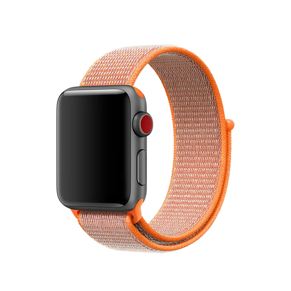 Цветной нейлоновый спортивный бесшовный репликация Band для Apple Watch серии 1/2/3/4
