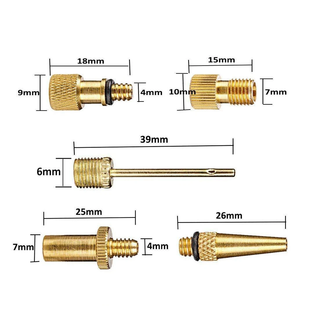 Адаптер клапана велосипеда набор автомобильный Клапан адаптер Комплект для