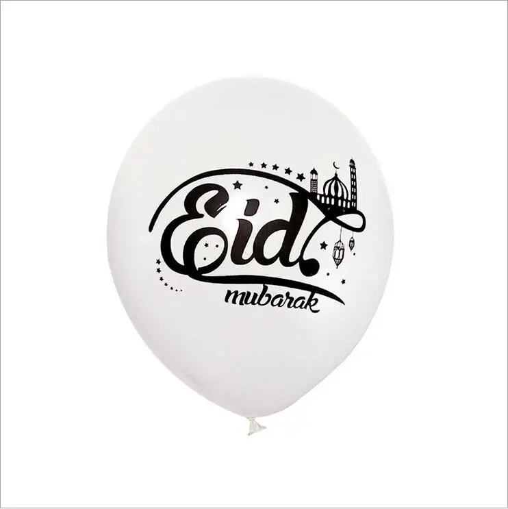 50 шт./компл. Счастливые воздушные шары Eid Mubarak латексные с надписью аксессуары для