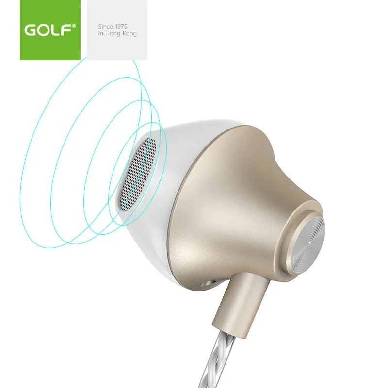 GOLF M17 Stereo Hearphones With Microphone Earbuds In-Ear Headset Bass Sound Music Earphone For Xiaomi Huawei Phone | Электроника