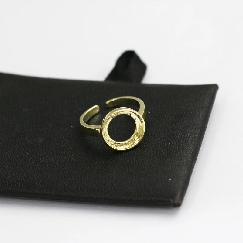 Beadsnice 20pcs/lot Brass 12mm Ring Base Adjustable Setting Cabochons Blank Jewelry Supply 25010smt1 | Украшения и аксессуары