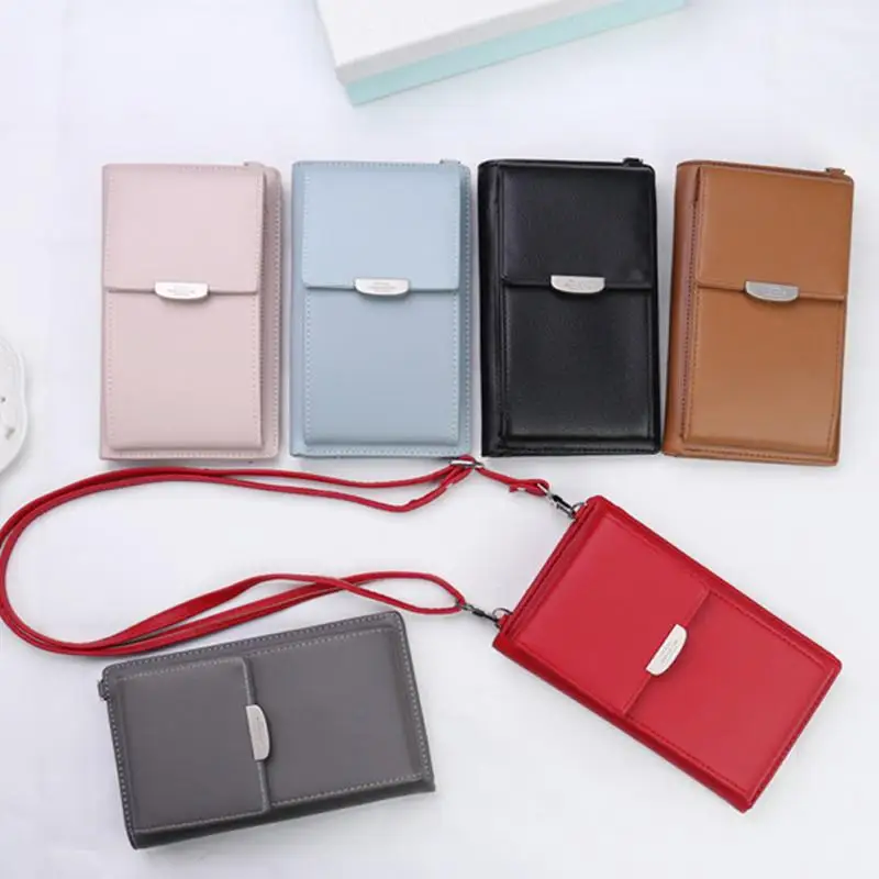 Женская мини сумка через плечо клатч из искусственной кожи на длинном ремешке