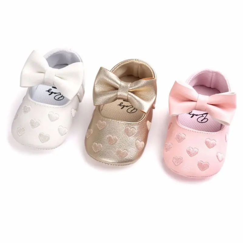 

Pudcoco Baby Crib Shoes 0-18M Toddler Girl Boy Shoes Baby Bowknot Soft Sole Newborn Prewalker Sneakers Newborn