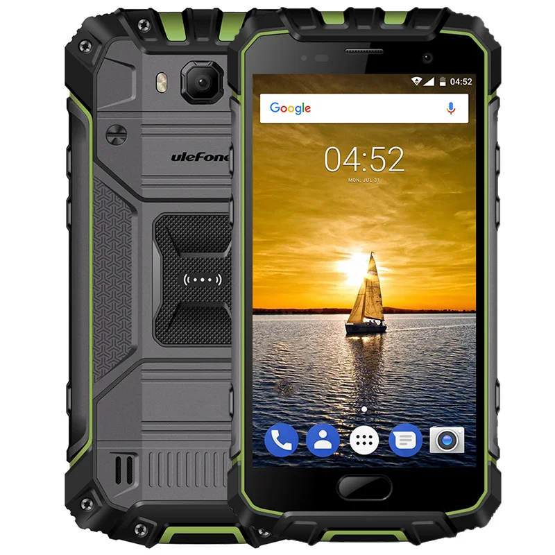 Ulefone Armor 2 4G смартфон 5 0 дюйма 6 ГБ ОЗУ 64 Гб ПЗУ Android 7 Восьмиядерный ГГц IP68 Водонепроницаемый NFC 16 МП мобильный