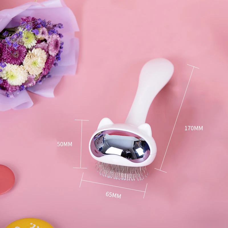 Cat Brush Grooming Dog Comb Kitty Hair Remover Deshedding Cleaning Massage Tools for Cats Kitten Puppy Small Medium Large Dogs | Дом и сад
