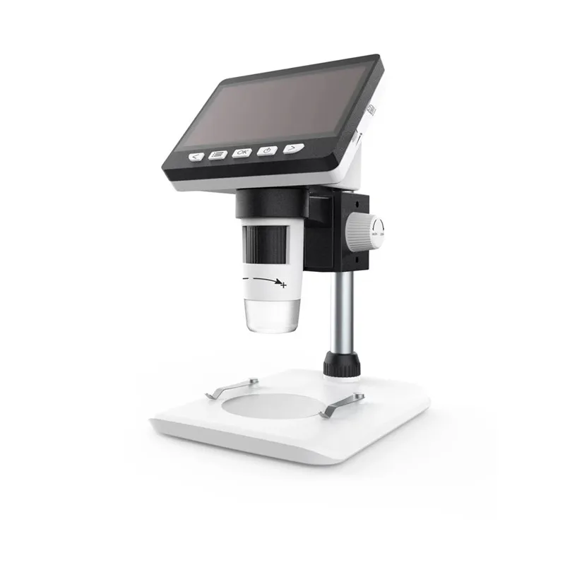 Mustool 1000X 4.3 Inch LCD Digital Microscope HD1080P with Adjustable Bracket Video Recording for Tool Testing/Science Desktop |